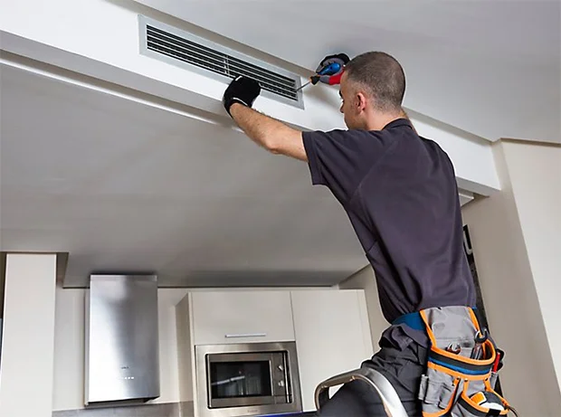 climatisation gainable encastrée dans faux plafond à Lyon par Ankial