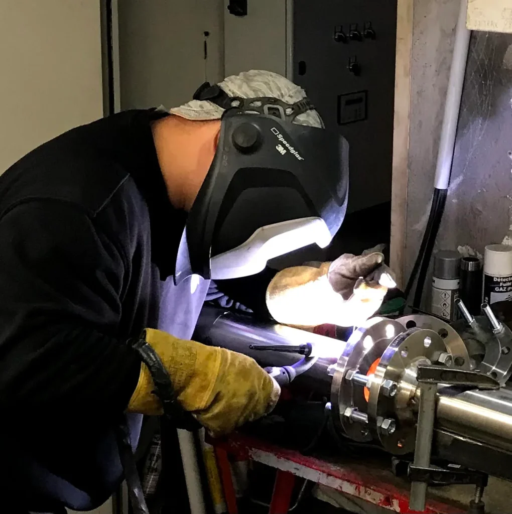 Travaux de Soudure Acier à Lyon avec Ankial Chalumeau, acier, TIG, inox , chaufferie