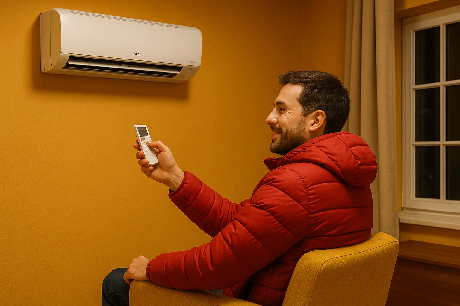 climatiseur réversible installé en pièce de vie à Lyon par Ankial (2)