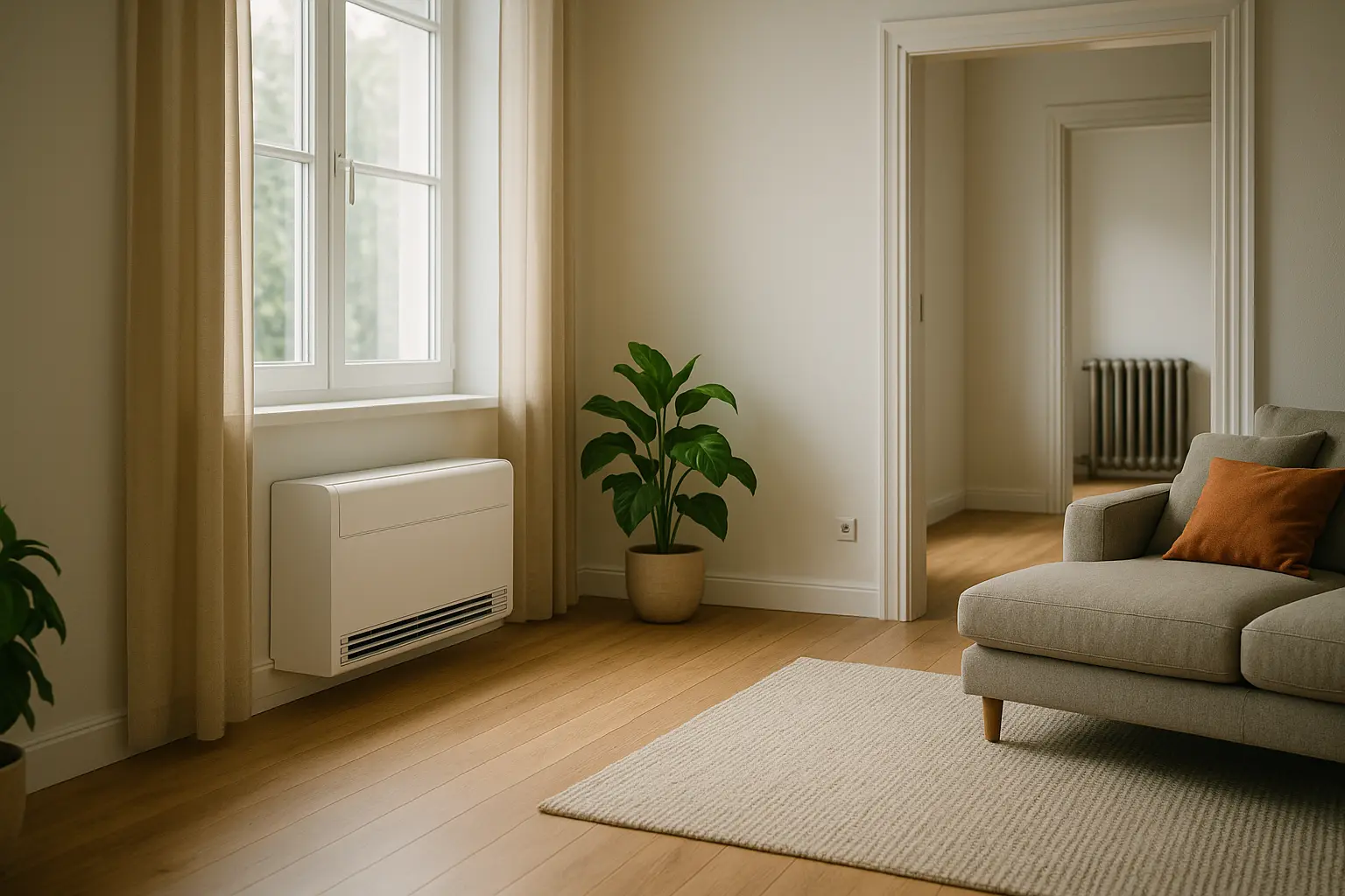 radiateur de chauffage central en pièce de vie à Lyon par Ankial (2)