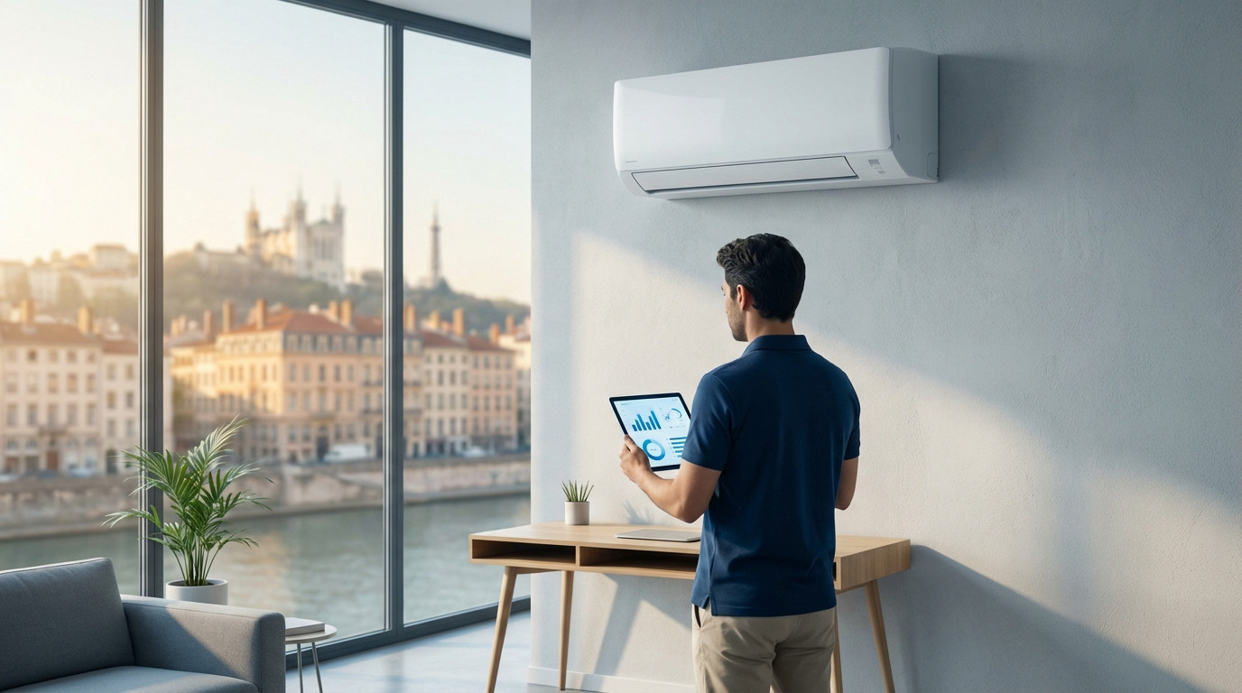installation de climatisation moderne par technicien Ankial à Lyon par Ankial (3)