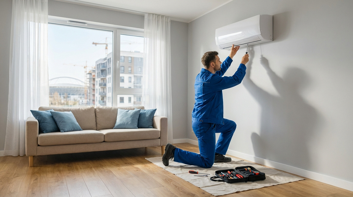 Climatisation chauffage et plomberie à Lyon Ankial - professional ac service in modern urban apartment Ankial Ankial https://climatisation-lyon.com