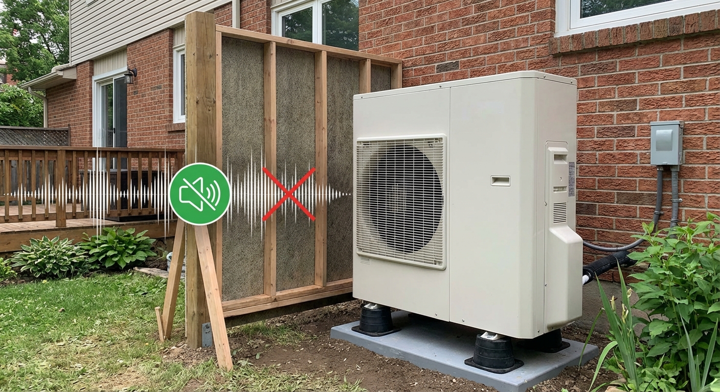Bruit climatisation reglementation bloc exterieur anti-vibration