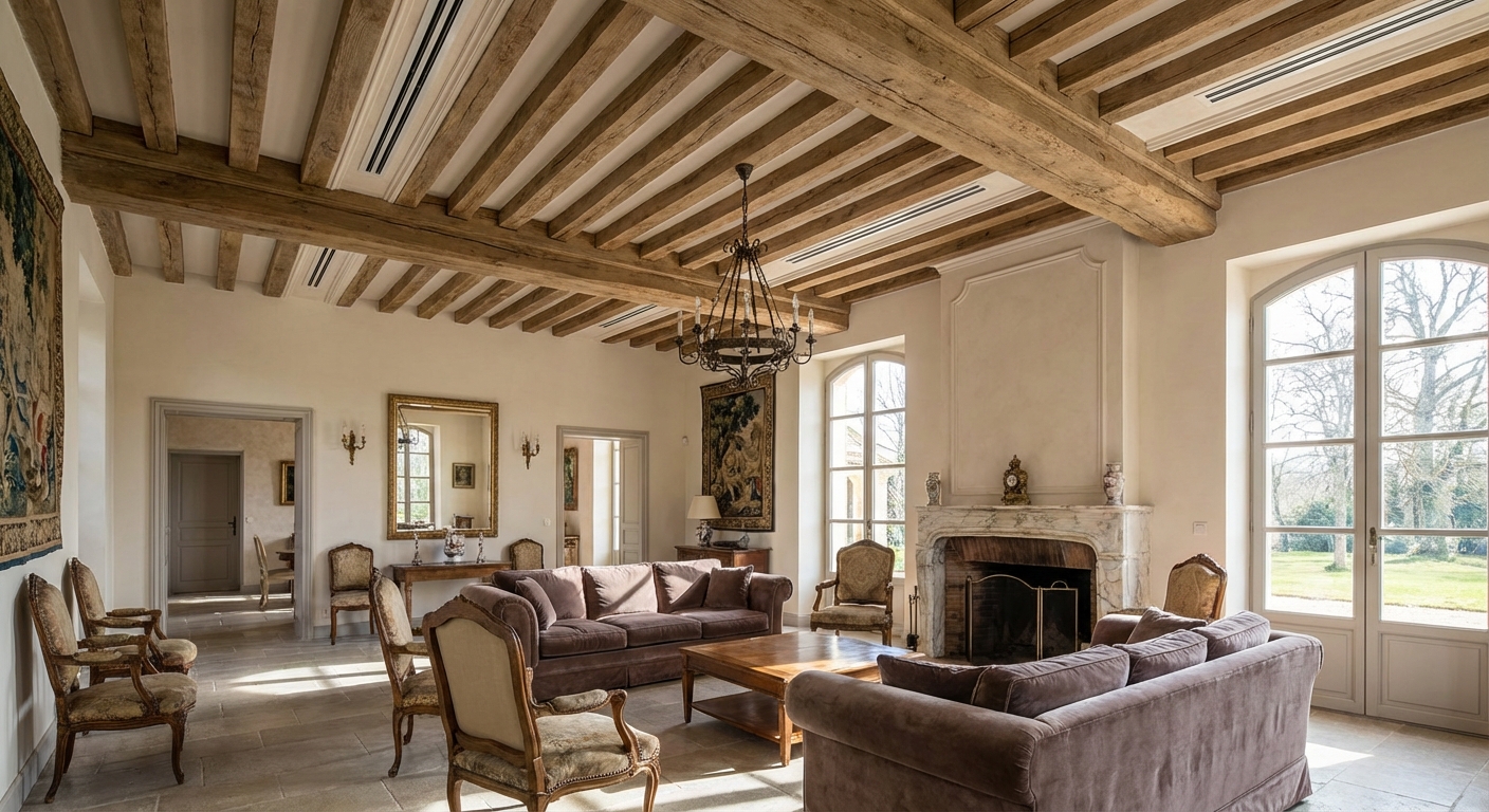 Climatisation a Ecully - villa avec climatisation gainable au plafond