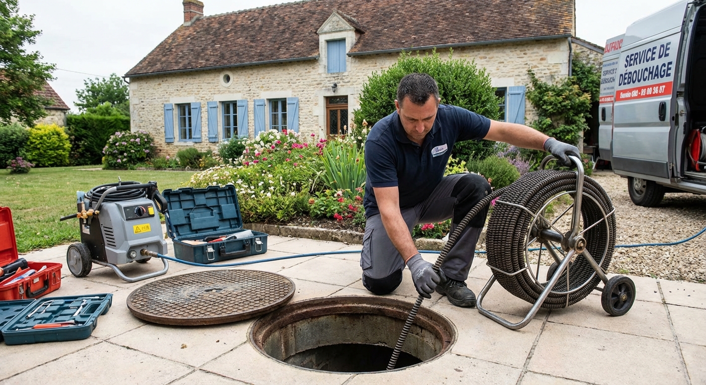 Debouchage canalisation Sainte-Foy-les-Lyon plombier professionnel