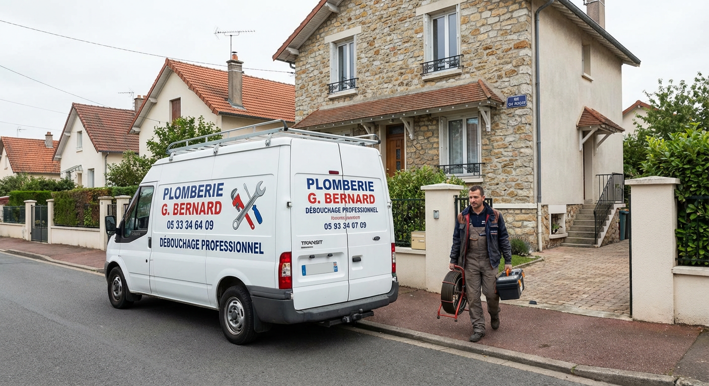 Debouchage Dardilly camion intervention plombier professionnel