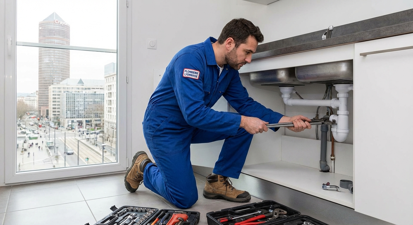 Plombier urgence Lyon 3 reparation sous evier appartement