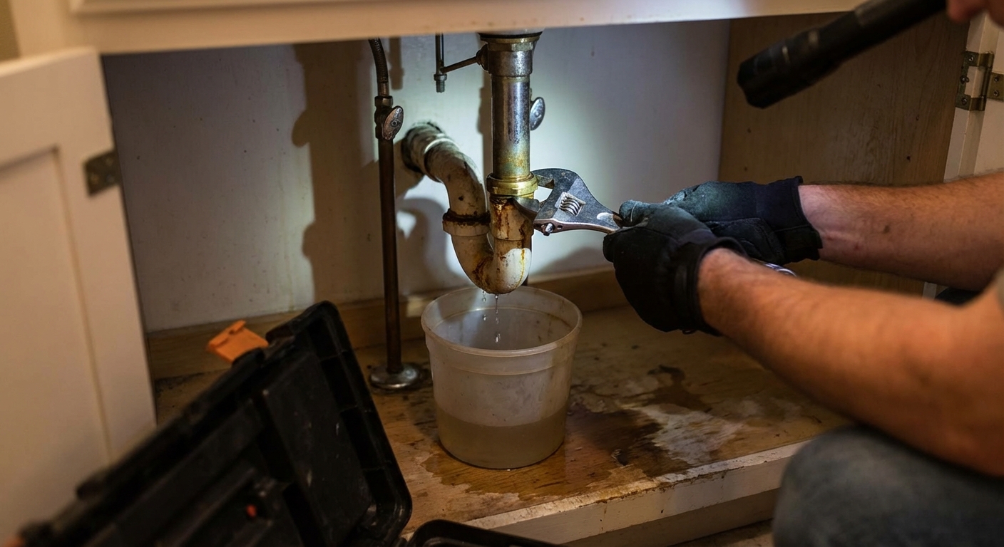 Fuite eau Lyon que faire - reparation tuyau salle de bain