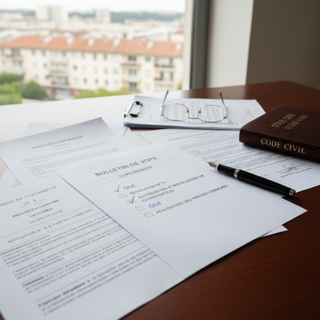 Documents d’autorisation de copropriété pour l’installation d’une climatisation