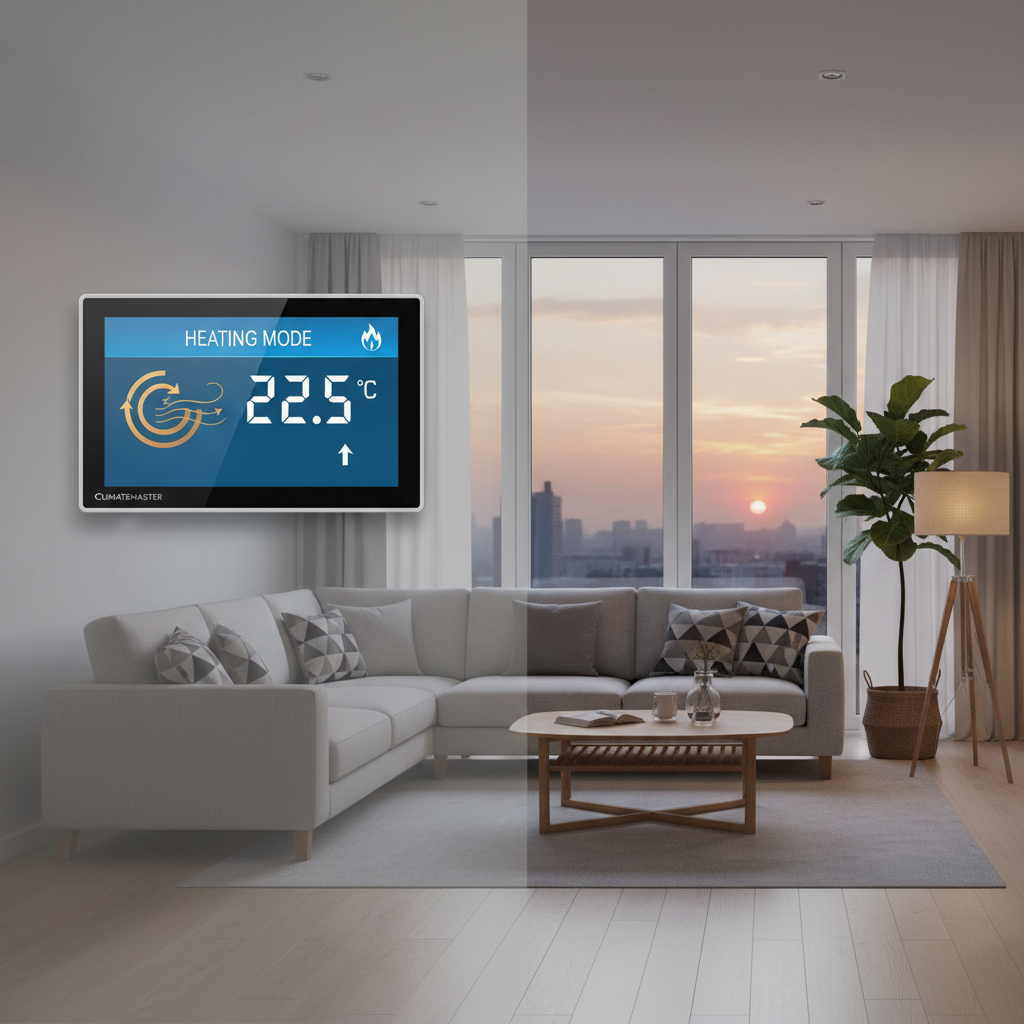 Climatisation chauffage et plomberie à Lyon Ankial - clim reversible lyon 2 Ankial Ankial https://climatisation-lyon.com Climatisation Climatisation Affichage mode chauffage pompe a chaleur reversible