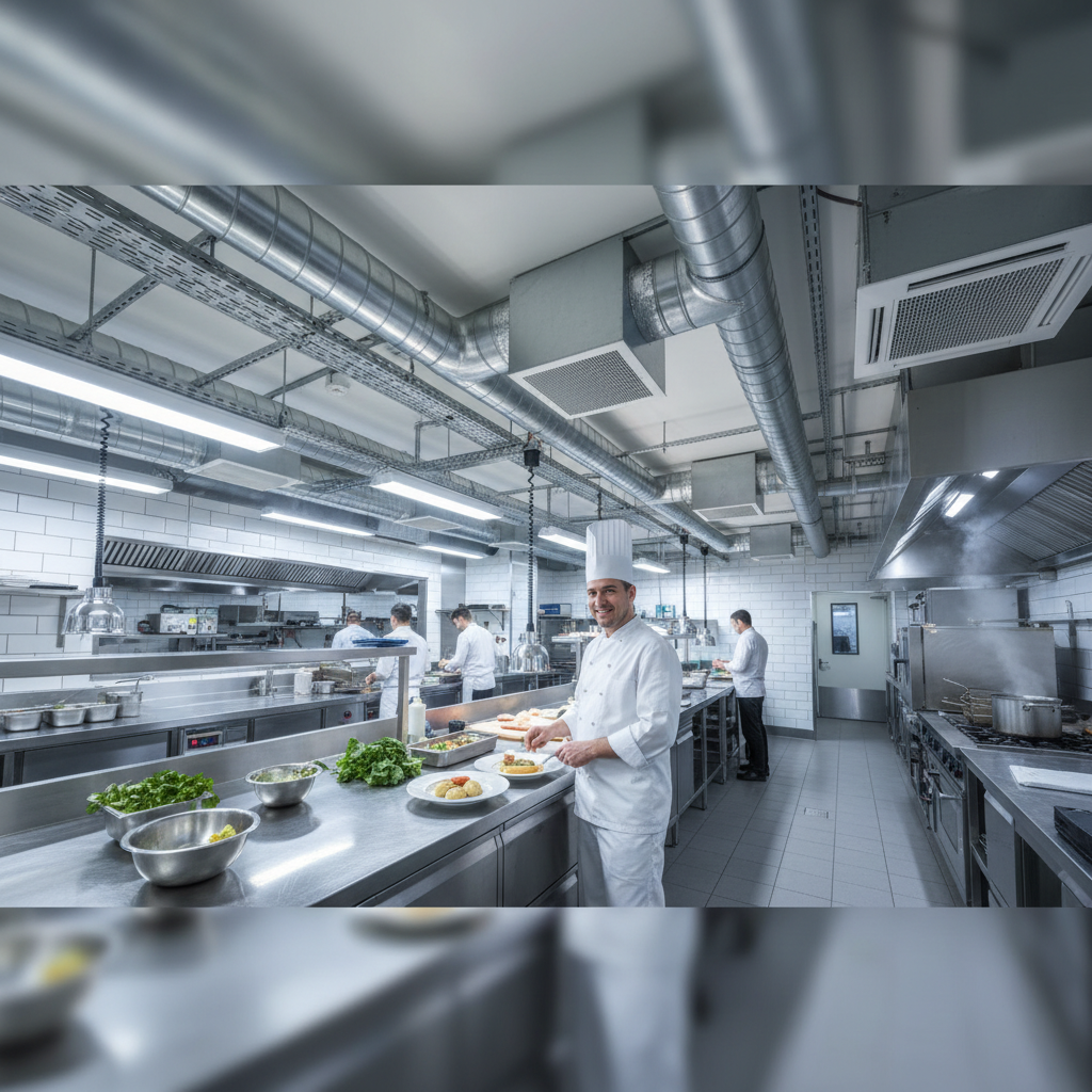 clim adaptée à une cuisine professionnelle à Lyon