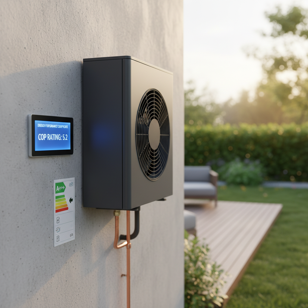 Étiquette énergétique et coefficient de performance d’une pompe à chaleur