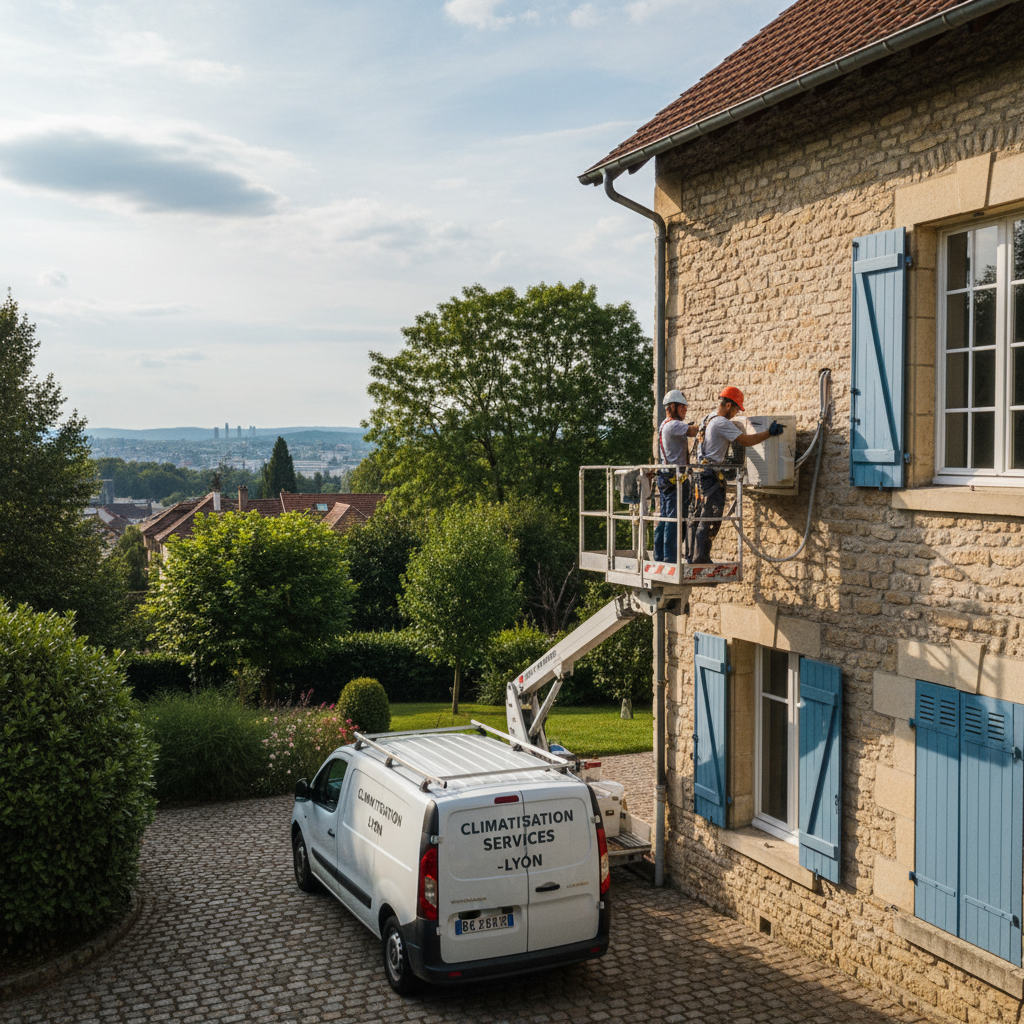 Installation climatisation a Tassin-la-Demi-Lune