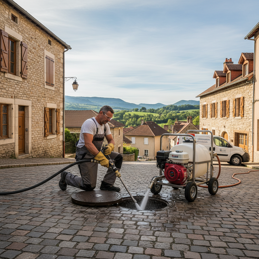 Debouchage canalisation par un plombier a La Tour-de-Salvagny