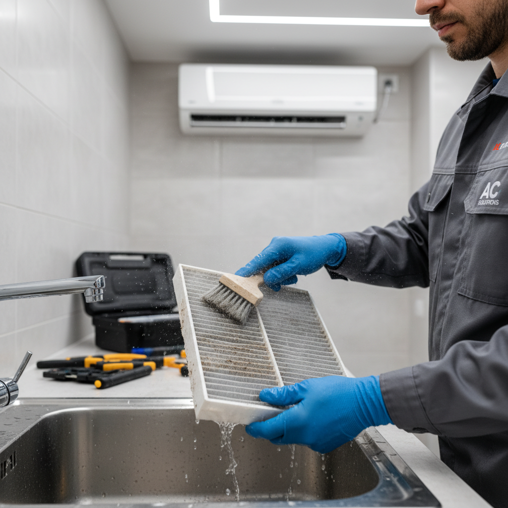 Remplacement filtre climatisation par un professionnel