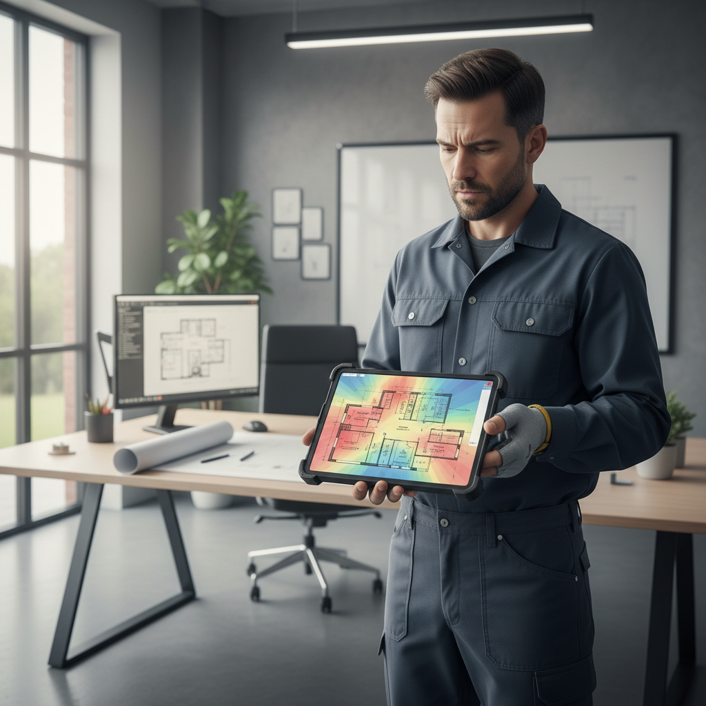 Analyse d’un plan thermique sur tablette pour le dimensionnement de climatisation