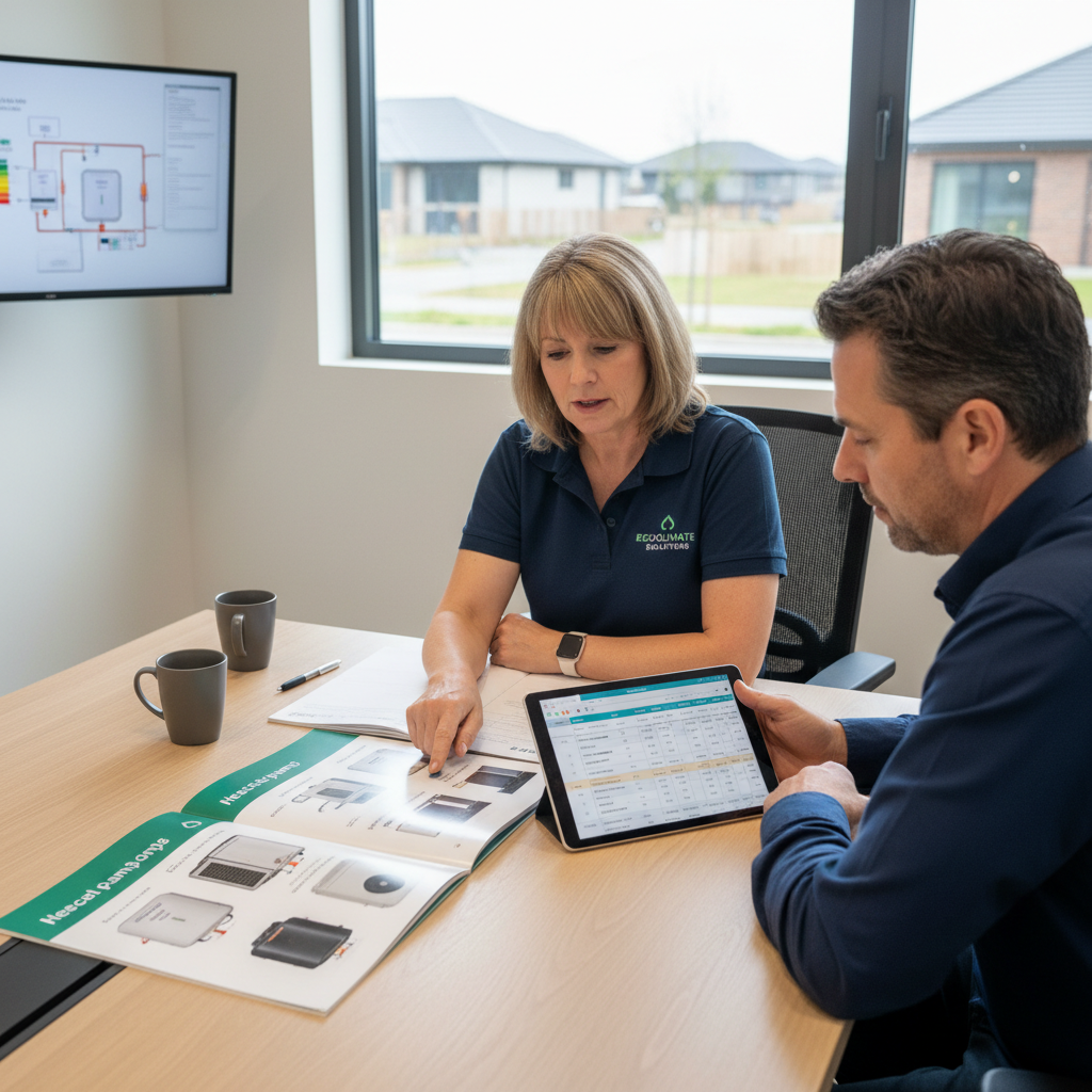 Consultation pour installation pompe a chaleur maison 100m2